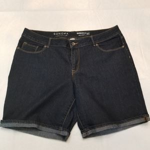 sonoma bermuda mid rise shorts